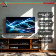 Sharp HJ6000X Google TV 50"-65" AQUOS 4K UHD Ultra Clarity DIsplay 4TC50HJ6000X 4TC55HJ6000X 4TC65HJ