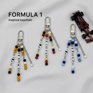 F1 Formula 1 Inspired Keychain NEW DESIGNS!