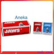 6 pcs Jaws III Kad Bermain Poker Kasino /Jaws III 1001 Casino Poker Playing Card 52 + 4 Joker Deck