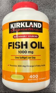 英國品牌KIRKLAND 魚油丸 400錠