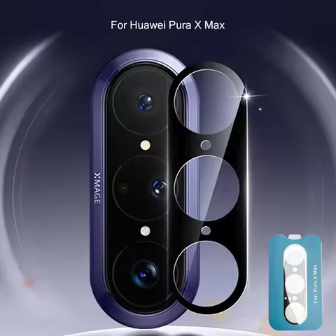 AF AR Camera Protector For Huawei Pura X Max 5G 9H Tempered Glass Auto-Installation Locator Lens Fil