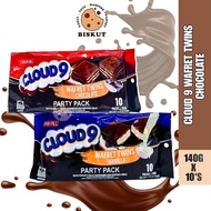 CLOUD 9 WAFRET TWINS CHOCOLATE - Chocolate/Vanilla 140G X 10'S