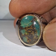 HIJAU GREEN PERSIAN TURQUOISE EST DIM GRADUATEDTOSCA 15x11x7 8.5Ring