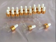 [1ml - 2ml - 3ml] Mini Glass Dropper Bottles Sample Bottles #Essential oil sample bottles #Vial drop