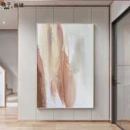 wabi-sabi Extreme poverty wind orange brown geometric graphics poster printing canvas porch mural ve