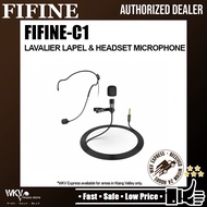 FIFINE C1 Lavalier Lapel & Headset Microphone (C-1)