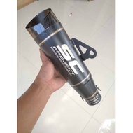 SC project S1 RACINGknalpot black INLET 50MM