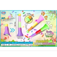 Funnel trumpet new year trumpet/ plastic cone inflatable trumpet/ B1022