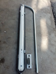 โคมไฟถนนนีออน โคมถนน 1x40W หลอดยาว+ ขาแป๊ปเหล็ก โคมถนนLED ออกบิลภาษีได้ ไม่ร่วมหลอดไฟ