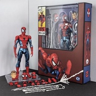 Ct Toys Spiderman Action Figure Mafex 075 The Anazing SpiderMan Comic Figure Figurine Pvc Model Toy 