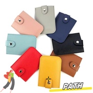 PA-HOME ID Card Holder, Pull-out Type 5 Card Pockets Mini Card Wallet, Fashion PU Leather Laminated 