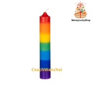 7-Color Pillar Wax 7-Color Candle 7-Chakra Energy