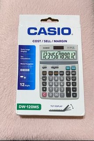 全新Casio 計數機 CASIO DW-120MS 計算機 (12位)