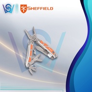 SHEFFIELD Stainless Steel 12-in-1 Multipurpose Pliers LED Light W/Pouch Bag (Free CR2032 battery) Pl