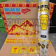 [ 1 BOX = 1000 PCS ] 22 Oz Shatterproof Flat Oval Plastic Cups 7 Grams 8 Grams 9 Grams Jumbo Iced Te