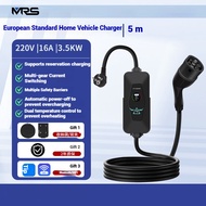 MRS Portable EV Charger Electric Car Charging Station Type 2 3.5KW 7KW 11KW 22KW Adjustable Current 