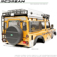 RCDream Simulation Metal Car Emblem Sticker Tip For H8H FCX10 TRX4 Defender D110 RC Model Car Crawle