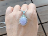 【純翠】冰紫鴿子蛋吊墜・溫潤華貴・天然翡翠吊墜・JA-00047