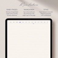 Digital Daily Journal for iPad, Android Tablet, Good Notes, & Notability