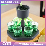 6 Hole Wine Dispenser With Party Drink Dispenser Dispenser Drink Glass Holder