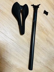 RUHM 碳纖維 座管 + 原裝座墊