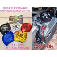 CAP KEPALA TUTUP RADIATOR FULL COR LOKAL VARIO PCX AEROX ADV KEPALA TUTUP AIR RADIATOR LEXI NINJA CB CB150 CBR VIXION CAP TUTUP TANGKI RADIATOR ARM XEON MIO XEON XRIDE JUPITER SCOOPY BEAT PCX SUPRA VARIO 125 150 VARIASI WARNA MERAH GOLD BIRU SILVER PNP