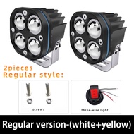 เลนส์สปอร์ตไลท์ไฟตัดหมอก Led 4X4 12V 24V สำหรับรถมอเตอร์ไซค์4X4 Off-Road ATV บั๊กกี้แข่งขันรถพ่วงเรื