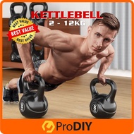 Kettlebell Handle 2kg 4kg 6kg 8kg 10kg 12kg Dumbbell Weight Lifting Dumbell Fitness Workout Gym Equi