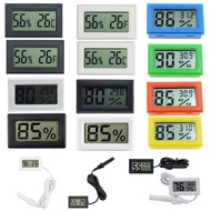 1pcs Digital Thermometer Hygrometer Mini LCD Humidity Meter Freezer Fridge Thermometer for -50~70 Coolers Aquarium Chillers