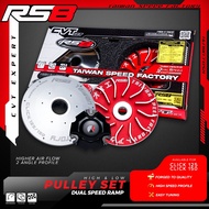 RS8 PULLEY SET WITH DRIVE FACE CLICK150I/CLICK125I (TARAGSIT)