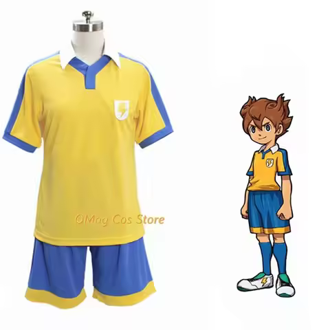 disfraz adultoInazuma 11 Eleven GO Matsukaze Tenma Cosplay Sportswear Game Anime Roleplay Costume Un