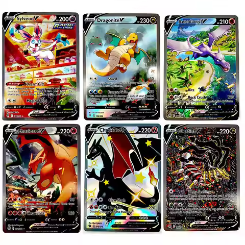 PKM Charizard Lugia Sylveon Dragonite Aerodactyl Giratina Raikou Mewtwo Galarian Moltres Garchomp Di