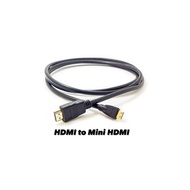 HDMI to Mini HDMI Cable 1.5meter 1080P 3D Gold Plated Plug High Speed Adapter for Monitor Camera Pro