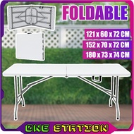 4/5/6FT Foldable Banquet Table Event / Camping / Hall / Buffet Outdoor Adjustable Height Folding Tab