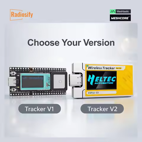 Heltec Wireless Tracker V1 or V2 ESP32-S3 SX1262 UC6580 GNSS LoRa Meshtastic MeshCore Selectable