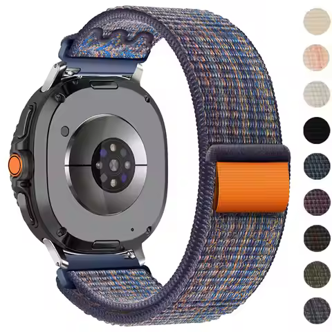 Nylon Loop Band for Samsung Galaxy Watch 8/8 Classic 40mm 44mm 46mm Bracelet for Samsung Galaxy Watc