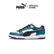 PUMA Unisex RBD Game Low Sneakers (White-Green)