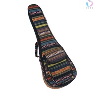 Special National Style 23" Ukelele Ukulele Uke Bag Backpack Case 6mm Cotton Padding Durable Colorful with Adjustable Shoulder Strap for Concert Ukeleles