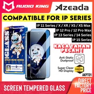 AZEADA Compatible With IP Tempered Glass HD Anti Static Screen Protector Templet Kaca Skrin AKPT01