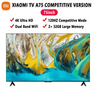 ⚡Free Shipping⚡Xiaomi TV A75 competitive version 75-inch 4K HD full screen smart network flat panel LCD TV