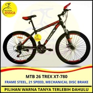 Best Seller Sepeda Gunung Mtb 26 Trex Xt-780 21 Speed Murah