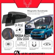 Perodua Bezza 2016 - 2020 Magnetic Sunshade ( 4 Pcs)