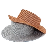 Straw Hat Fedora Hats Trilby Caps Panama Summer Fedoras Jazz Hat Breathable Sun Protuct Derby Shiny  Sunhat Cap