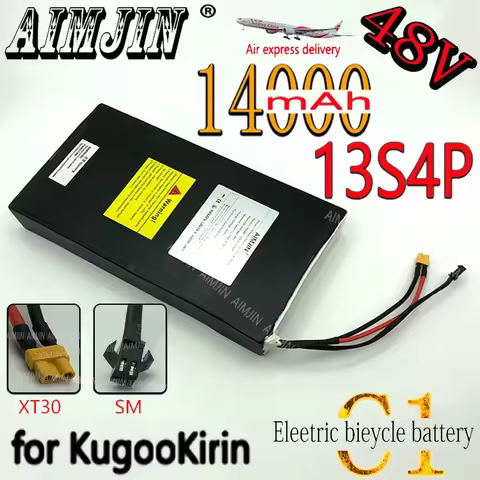 48V 14Ah 100% brand-new upgrade 13s4p Li-ion battery scooter battery for Kugoo C1/C1 Plus scooter Re
