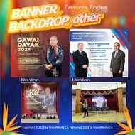 Backdrop/Banner/Bunting/Roll up banner/Signage/Signboard