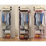 GANTUNGAN Square ColthRack Stand Hanger Storage Rack Stacking Rack Hanger Multifunction Rack Clothes