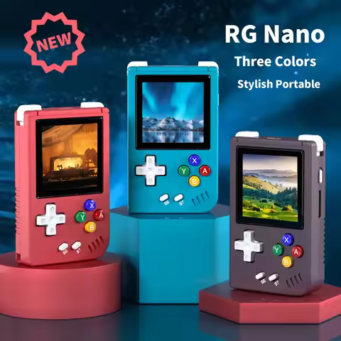ANBERNIC rg nano mini game console handheld retro video games portable Classic juego emulator party