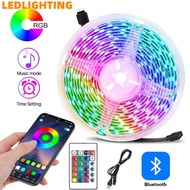 LED Usb Strip Lights 5050 RGB 16Colours Changing warm Led remote Strip Light for Bedroom Living Room