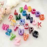 Dove Alphabet 3D Letter Beads Large Letter Mote Beads