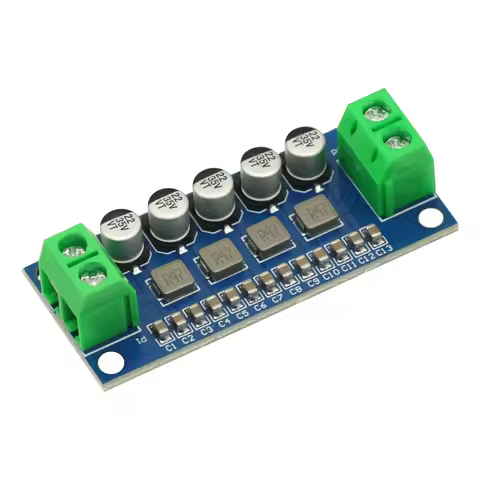 DC Power Filter Module 0-35V 0-5A Low-pass Filter Voltage Stabilizing Regulator Reducing Reduce Ripp
